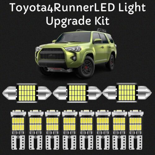 Interior Light Kit Dome, Map, Vanity Mirror, Rear Door Toyota 4Runner 2014-2023