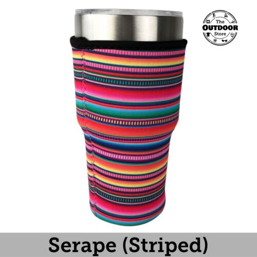 Tumbler Koozie Sleeve SERAPE FIESTA Fits 30oz Tumbler