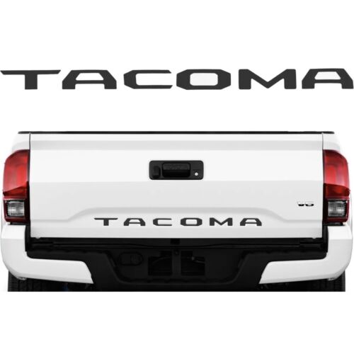 Tailgate Insert Letters fits 2016-2023 Toyota Tacoma Matte Black