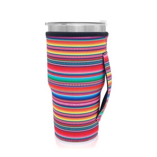 Tumbler Koozie Sleeve SERAPE FIESTA Fits 30oz Tumbler