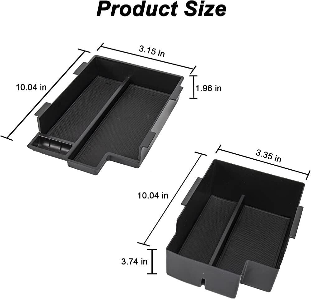 Center Console Organizer Tray for Toyota 4Runner 5th Gen 2010-2023