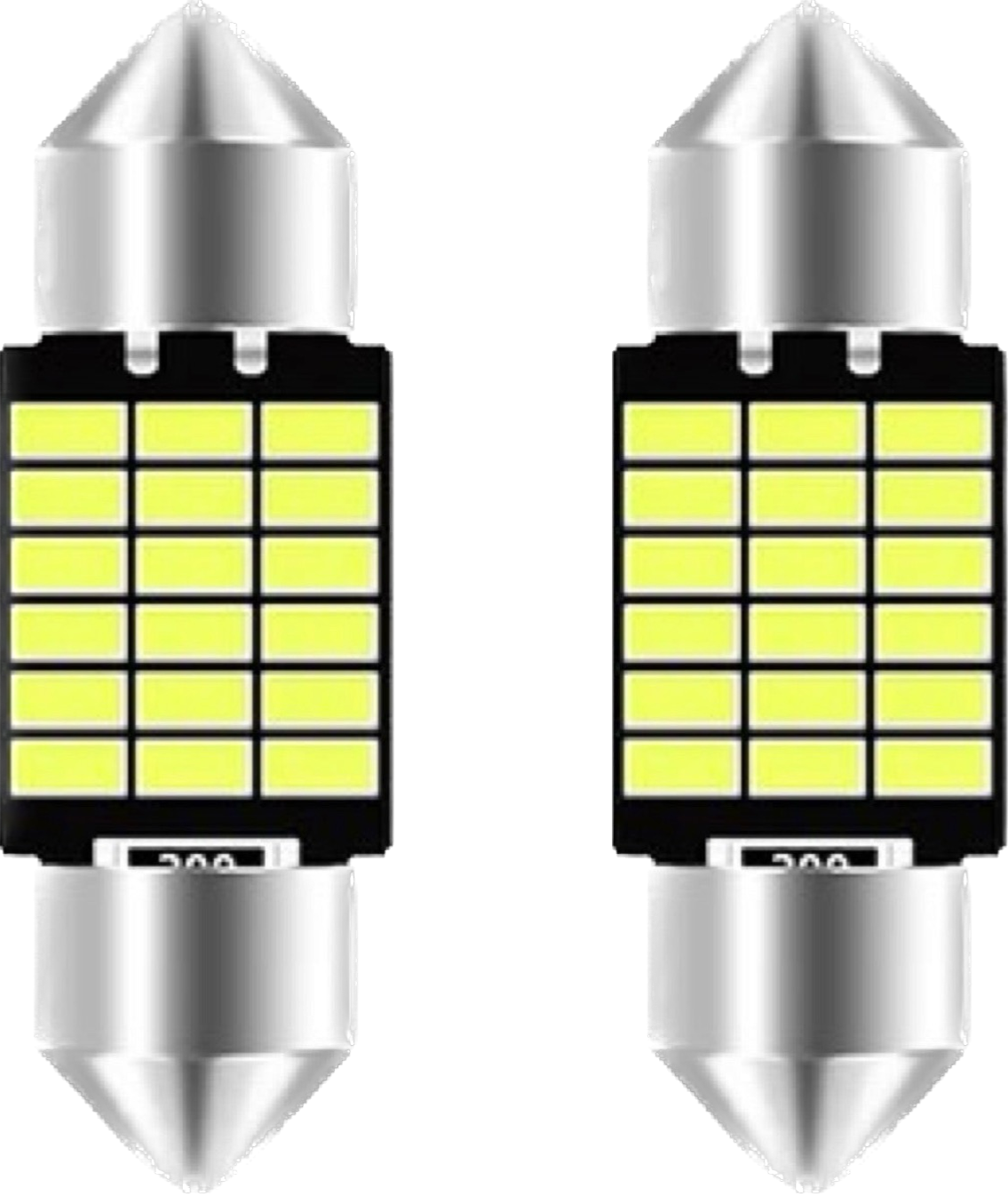 2 Pack DE3175 (31mm) LED canbus 6000k