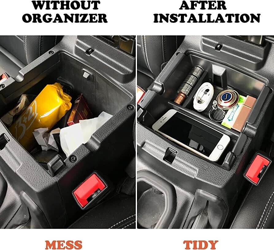 Center Console Accessory Organizer for Jeep Wrangler & Gladiator