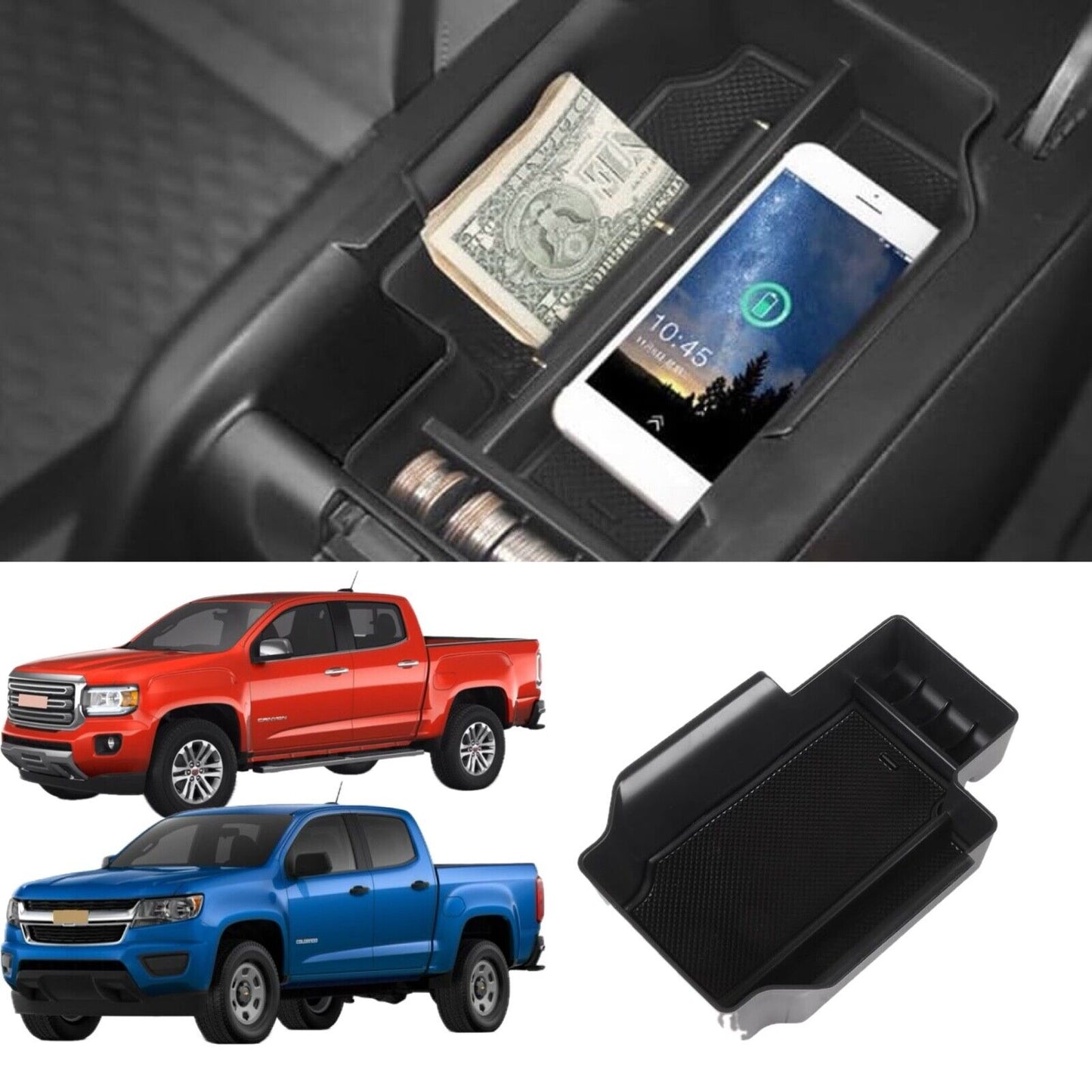 Center Console Organizer for 2015-2018 For Chevy Colorado & GMC Canyon