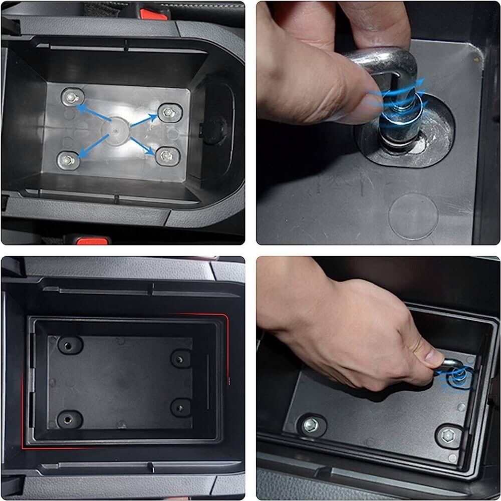 Toyota RAV4 Center Console Safe Lock Box for Toyota RAV4 2019-2023