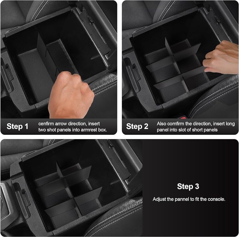 Toyota Tacoma 2016-2023 3PC Center Console Accessory Combo Pack