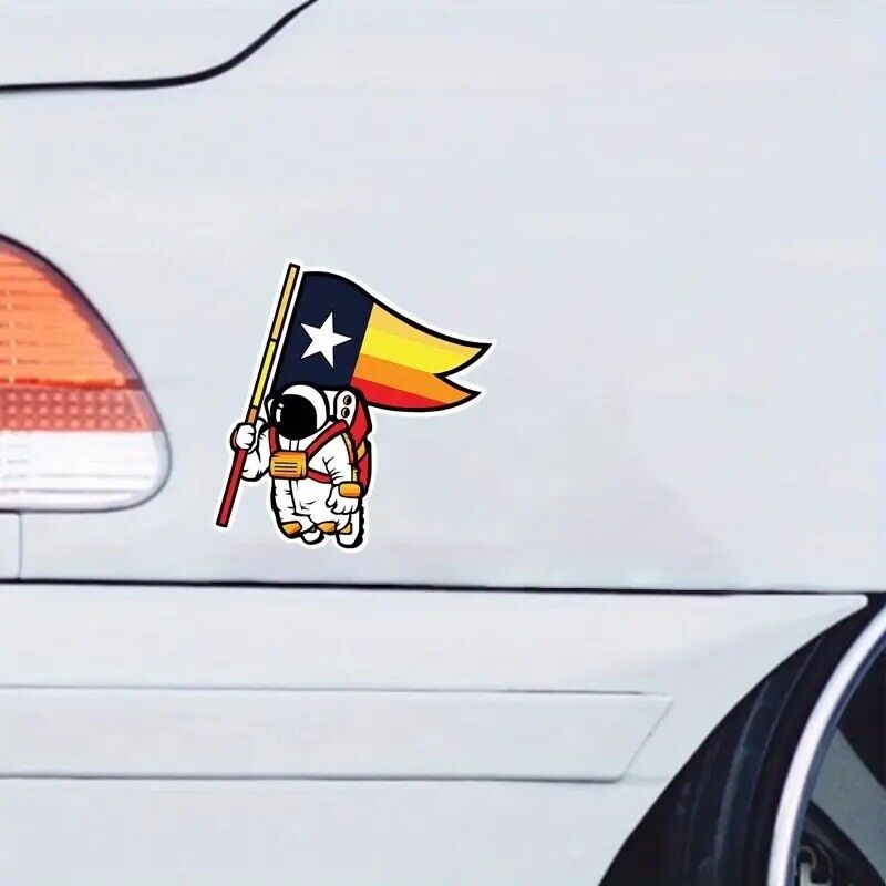 Houston Astros Spaceman Sticker Vinyl Decal - for Car Truck SUV Van Window