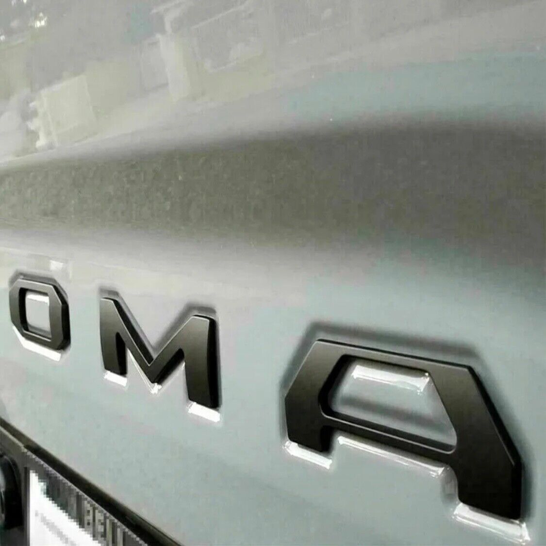 Tailgate Insert Letters fits 2016-2023 Toyota Tacoma Matte Black