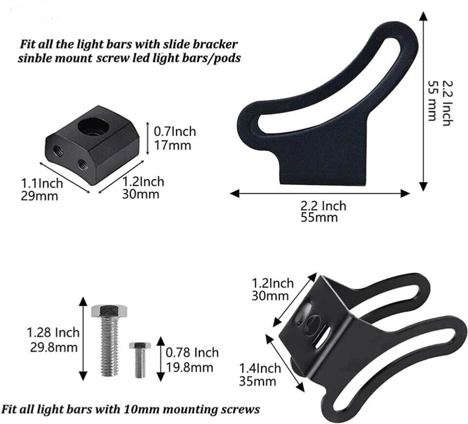 4"INCH 18W Off-Road LED Pod Work Lights - 2 pack