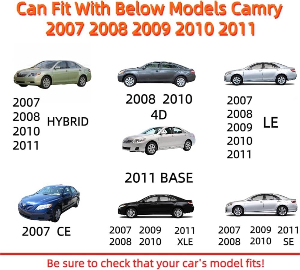 Toyota Camry Secret Compartment for models LE, XLE, CE, SE - 2007-2011
