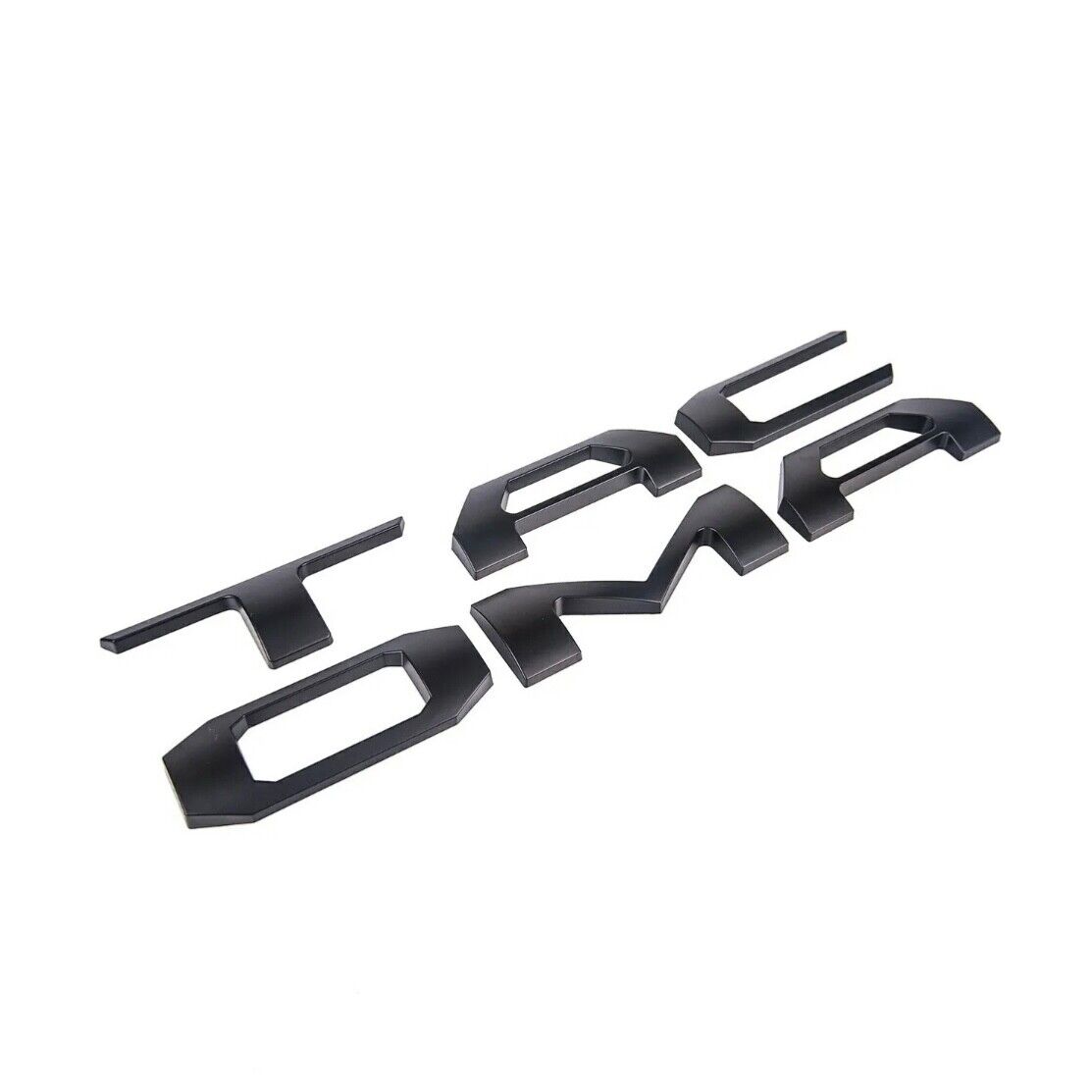 Tailgate Insert Letters fits 2016-2023 Toyota Tacoma Matte Black