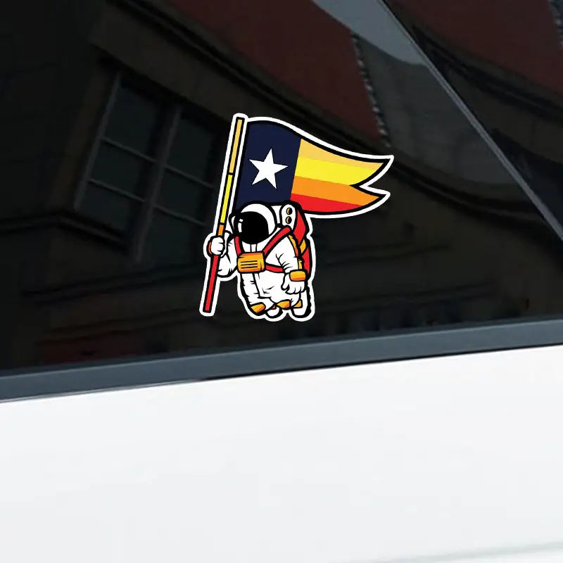Houston Astros Spaceman Sticker Vinyl Decal - for Car Truck SUV Van Window