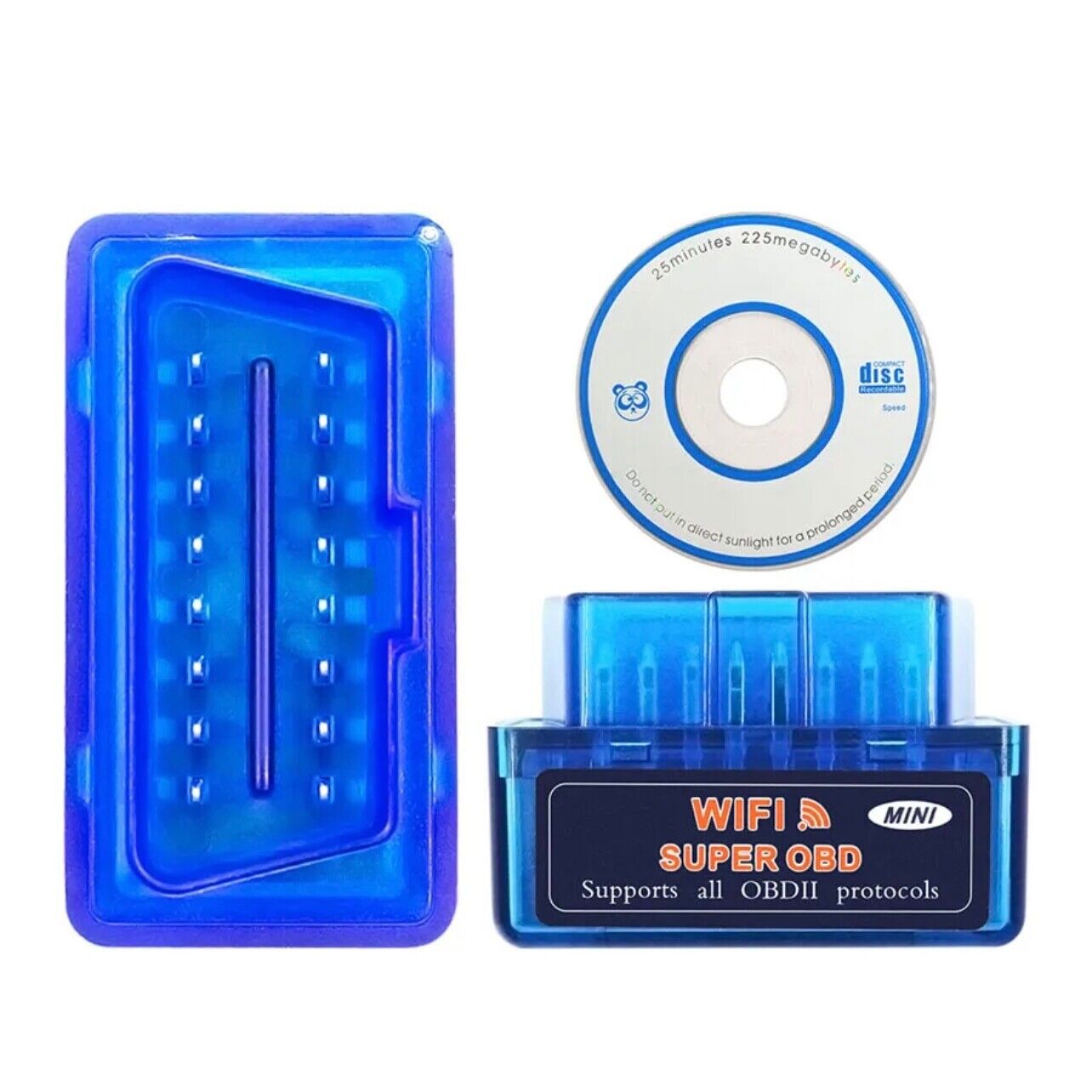 Vehicle ELM327 WiFi OBD2 Scan Tool OBD Code Reader For Apple iPhone Android