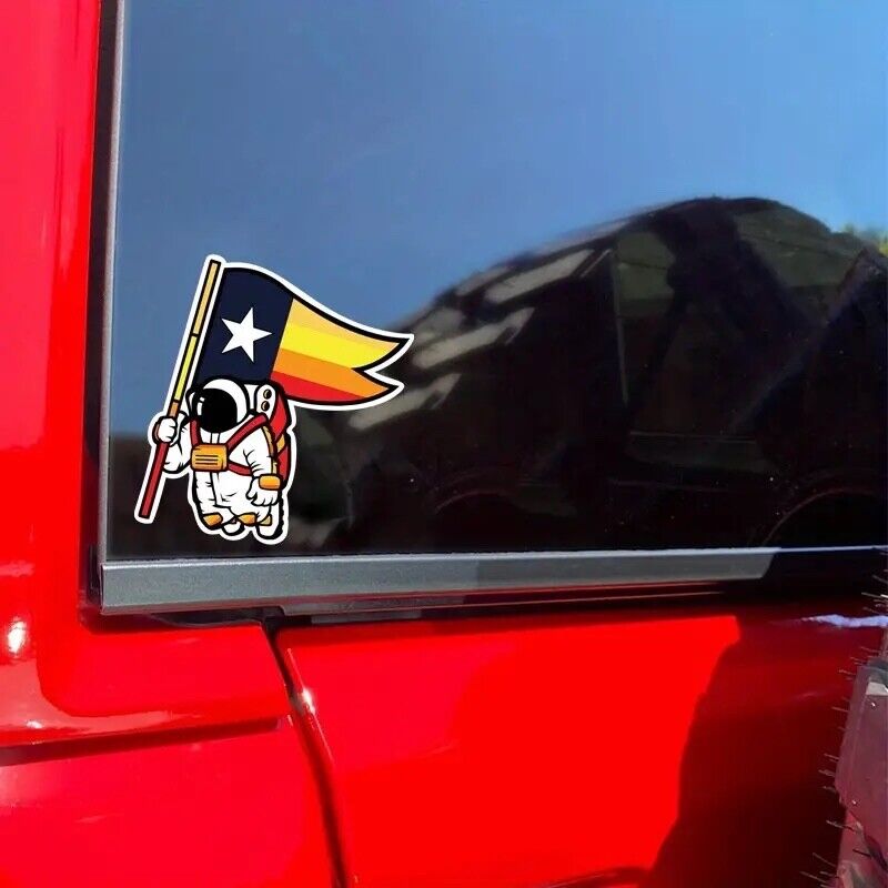 Houston Astros Spaceman Sticker Vinyl Decal - for Car Truck SUV Van Window