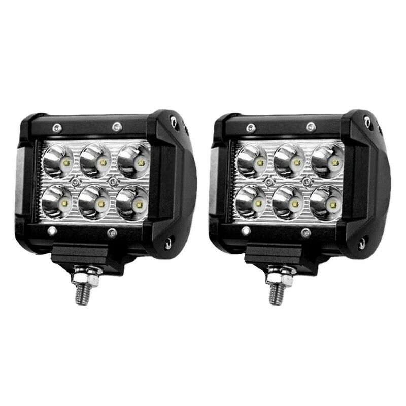 4"INCH 18W Off-Road LED Pod Work Lights - 2 pack