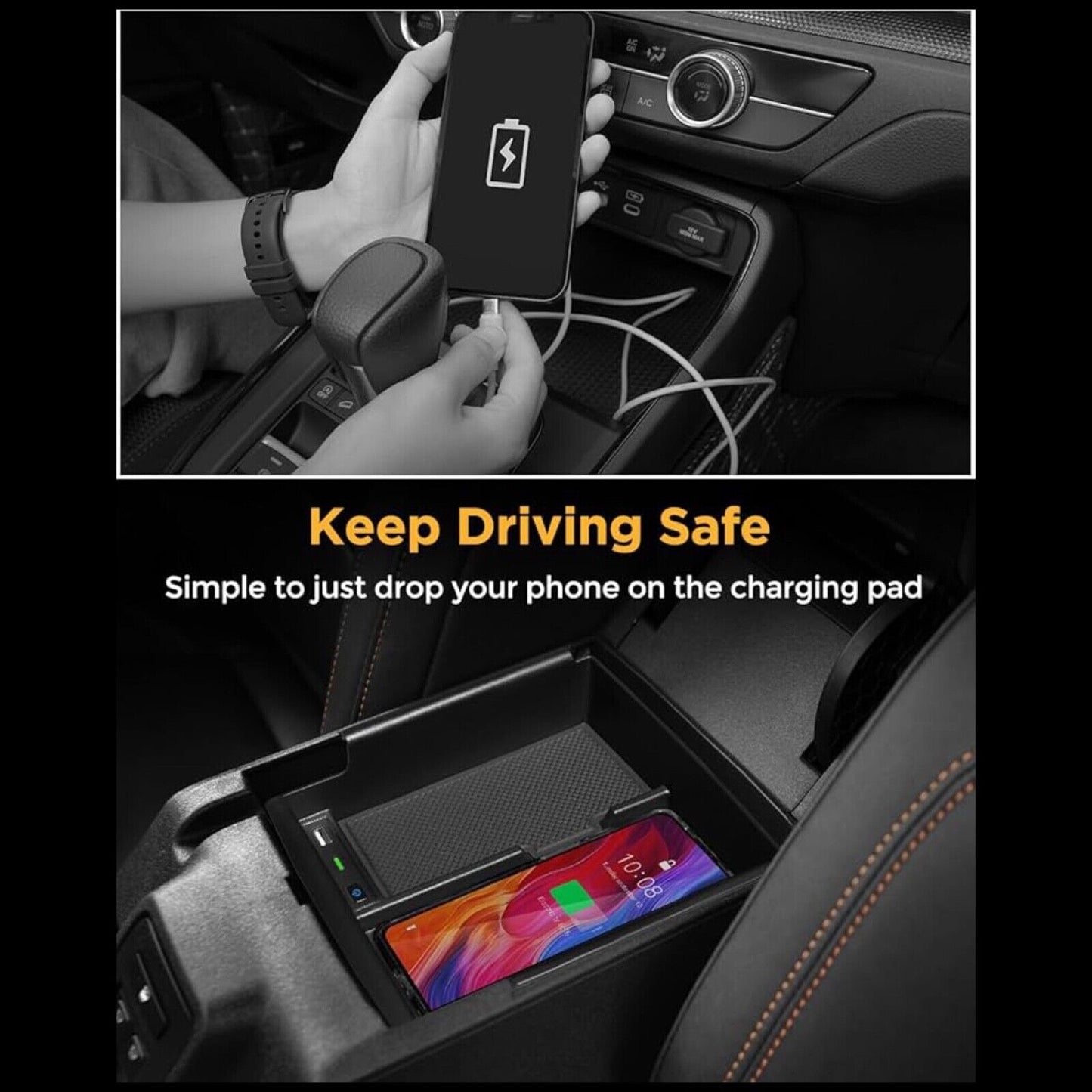 Ford Bronco 2021 - 2024, Center Console Wireless Charger