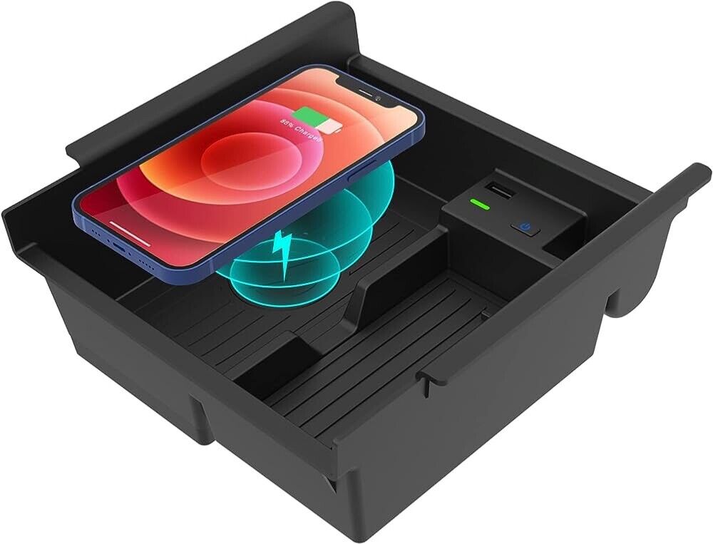 Wireless Charger/Center Console Organizer Tray for Toyota 4runner 2010-2023