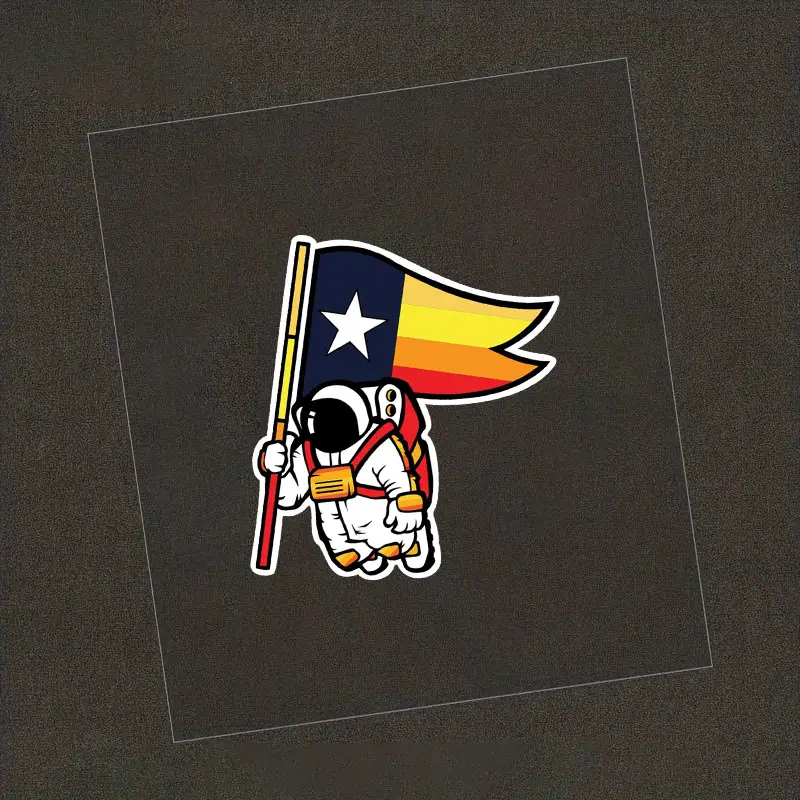 Houston Astros Spaceman Sticker Vinyl Decal - for Car Truck SUV Van Window