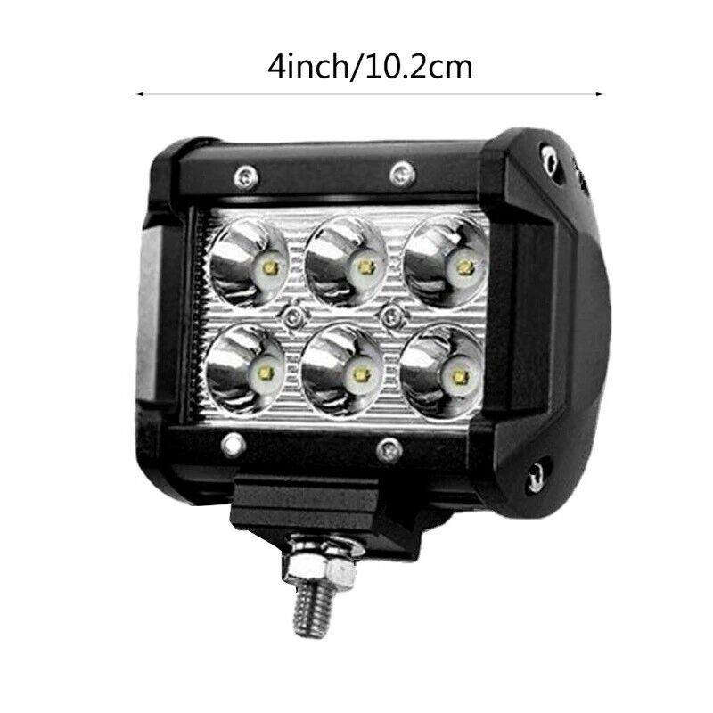 4"INCH 18W Off-Road LED Pod Work Lights - 2 pack