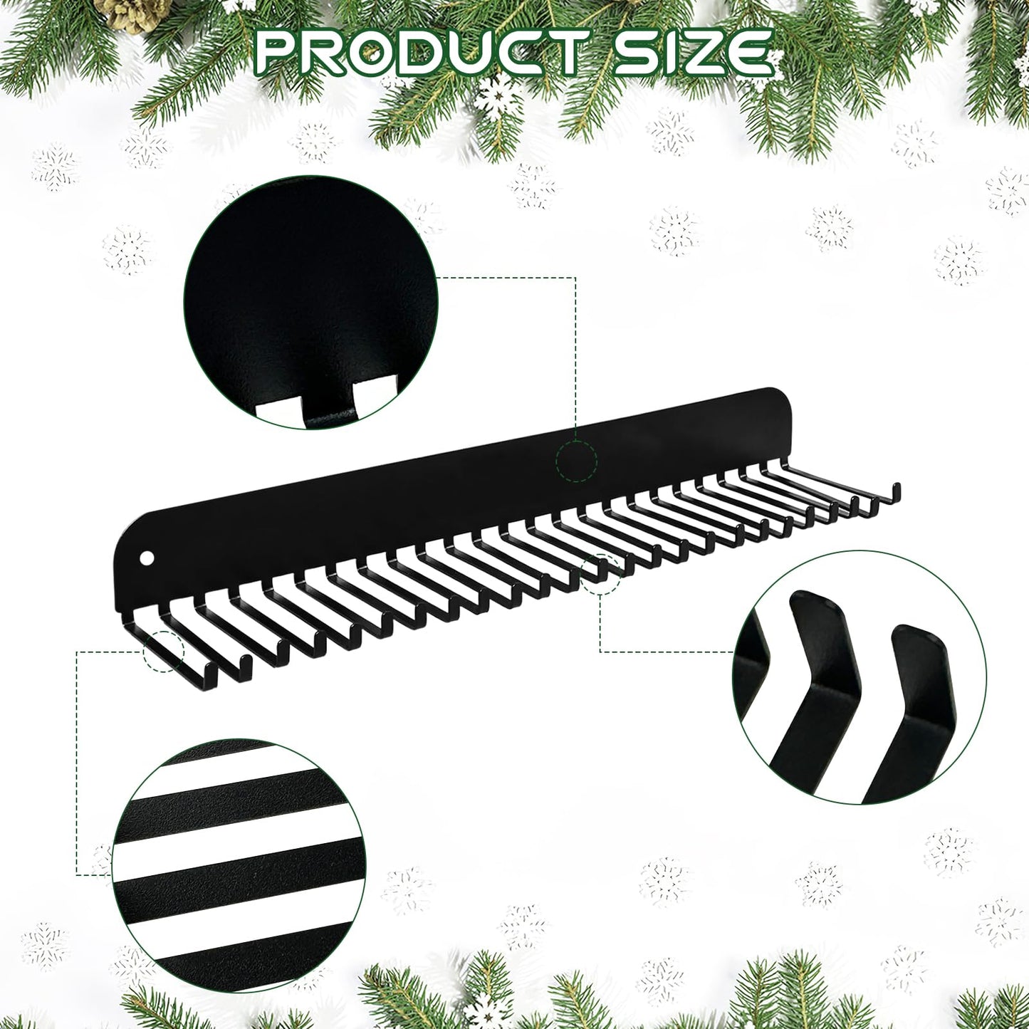 Magnetic Koozie Sleeve Holder with 25 Hooks