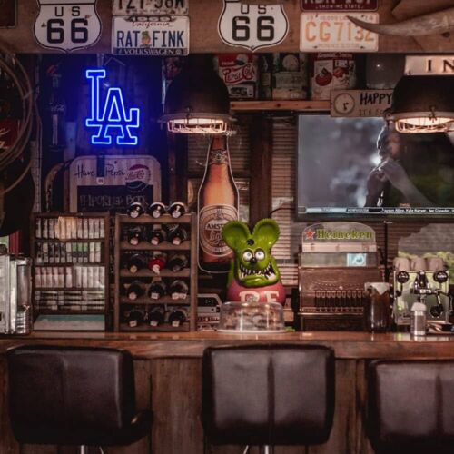 LA Dodgers Baseball LED Neon Sign For Bar, Garage, Mancave 13.7” x 9.8” Inch