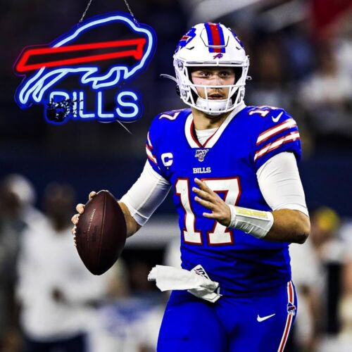 Buffalo Bills LED Neon Sign For Bar, Porch, Garage, Mancave 10.2 " X 13.3” Inch