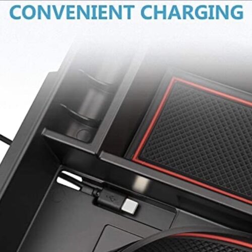 USB Powered Console Tray W/ USB & USB Type C for Toyota Tacoma 2016-2023