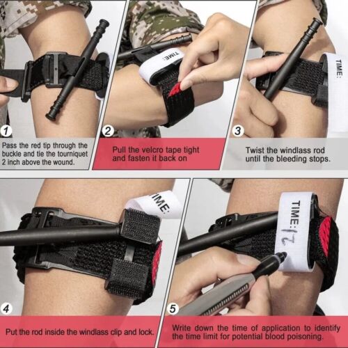 Tourniquet, 95cm First Aid Response,Severe Emergencies &  occluding Blood Flow