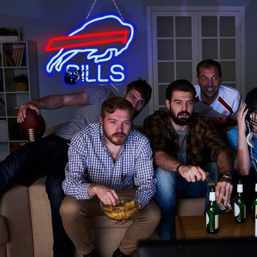 Buffalo Bills LED Neon Sign For Bar, Porch, Garage, Mancave 10.2 " X 13.3” Inch