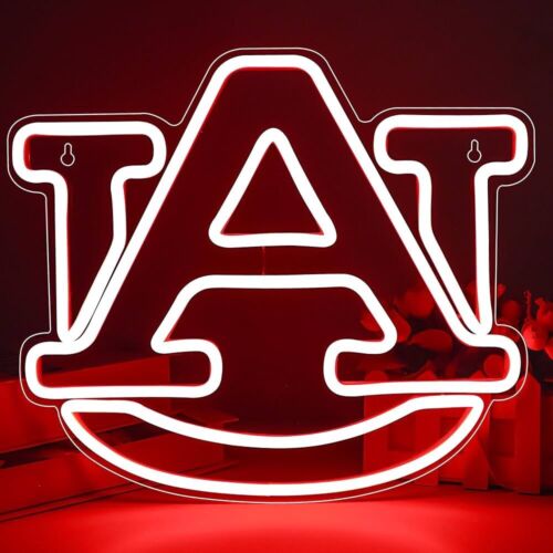 Auburn University Tigers LED Neon Sign For Dorm, Mancave 13.77" x 11.81 Inch