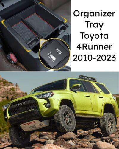 Toyota 4Runner 5th Gen 2010-2023 Center Console Organizer Tray (with USB Port)