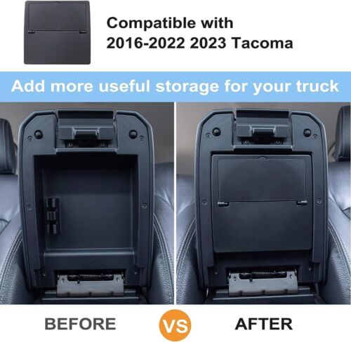 Tacoma Secret Compartment Console Storage for Toyota Tacoma 3rd Gen 2016-2023