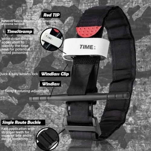 Tourniquet, 95cm First Aid Response,Severe Emergencies &  occluding Blood Flow