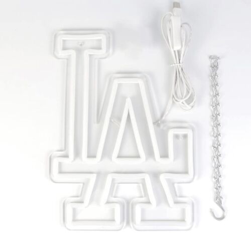 LA Dodgers Baseball LED Neon Sign For Bar, Garage, Mancave 13.7” x 9.8” Inch