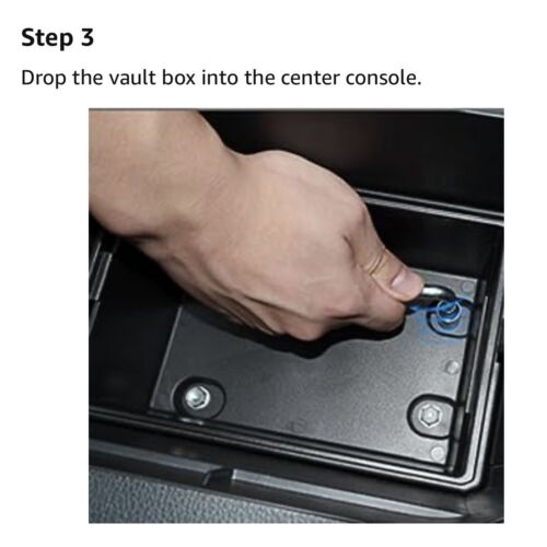 Toyota RAV4 Center Console Safe Lock Box for Toyota RAV4 2019-2023