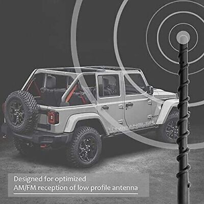 7" Short Antenna Mast Radio for JEEP WRANGLER JK/JL 2007-2023 GLADIATOR 2020-23