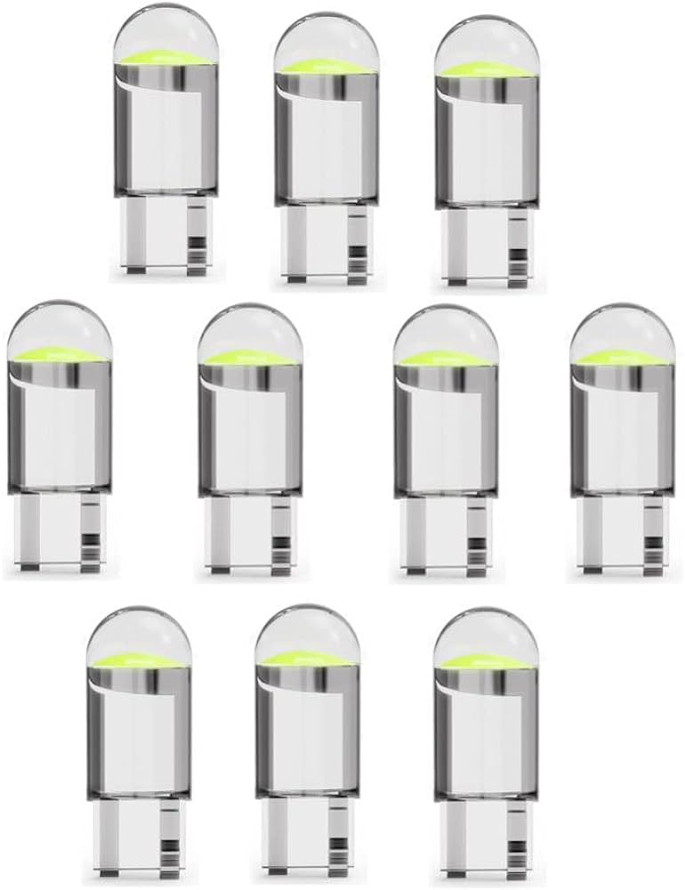 10pcs High Brightness LED Car Light replaces bulb sizes T10, 194, 168, 912, 921