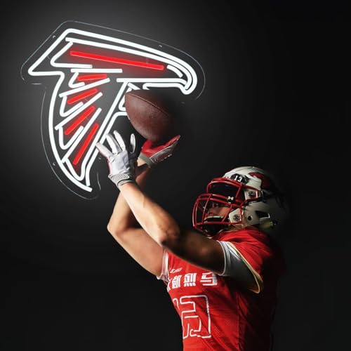 Atlanta Football LED Neon Sign For Bar, Garage, Mancave (12.5 x 12.2 inch)