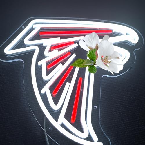 Atlanta Football LED Neon Sign For Bar, Garage, Mancave (12.5 x 12.2 inch)