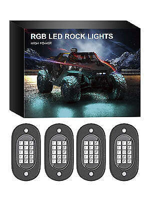 Rock Lights 4 Pods for Off-Road and Non Off-Road Vehicles