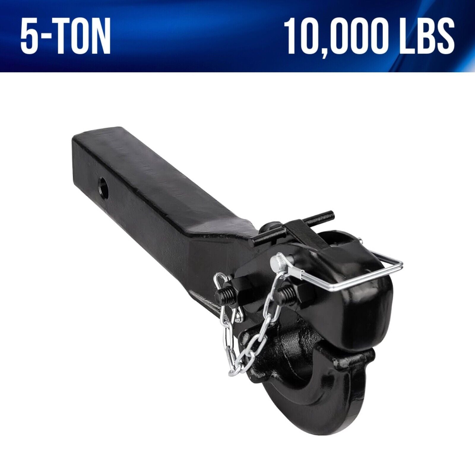 5-Ton/10-Ton Pintle Hook Trailer Hitch Receiver Hook for 2” Hitches