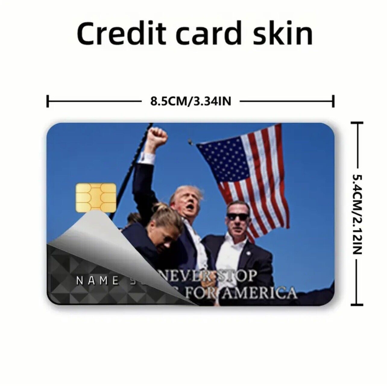 Trump Credit/Debit Card Skin Decal For Card