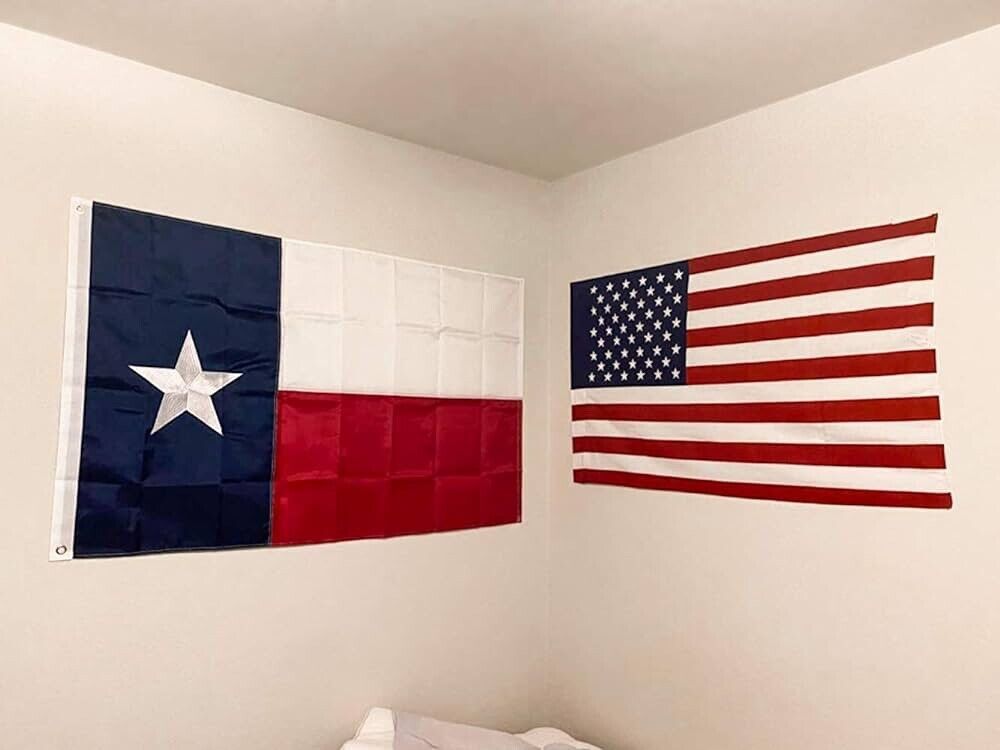 Texas Long Star Flag 3x5 FT Heavy Duty Outdoor Texas Flag
