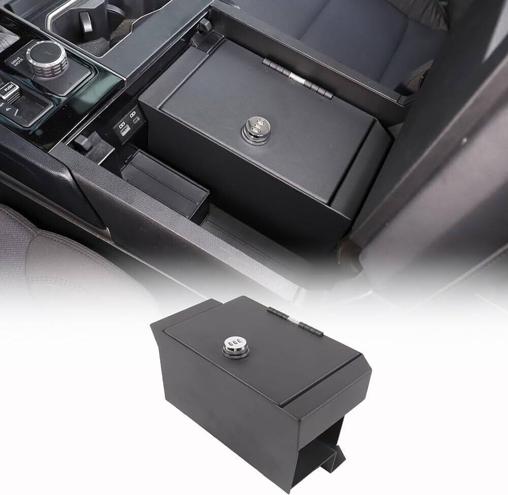Console Safe with 3 Digit Combo Compatible with Toyota Tundra 2022-2024