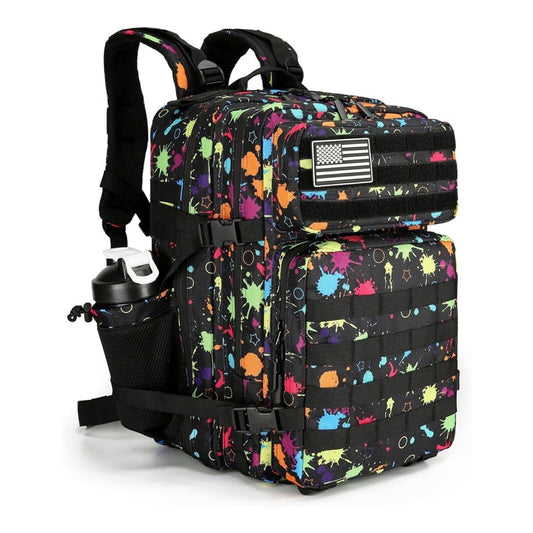 Outdoor Molle Backpack, 45L Fun Colors