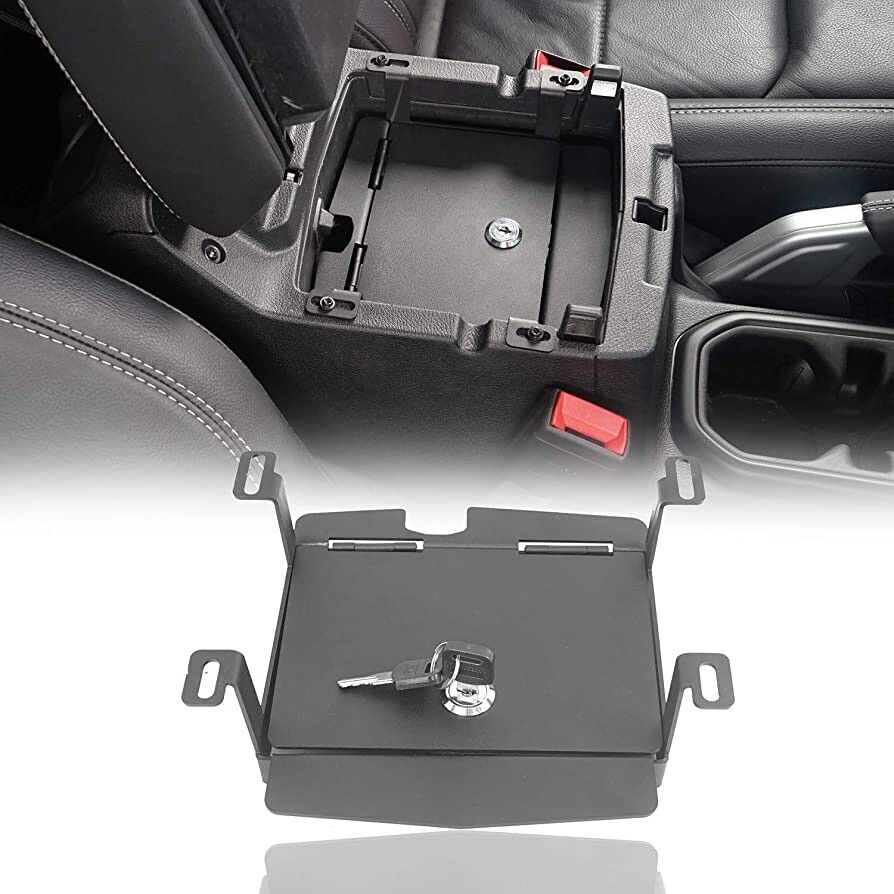 Center Console Storage Safe Box Insert for 2018-2023 Jeep Wrangler JL & JLU Unl