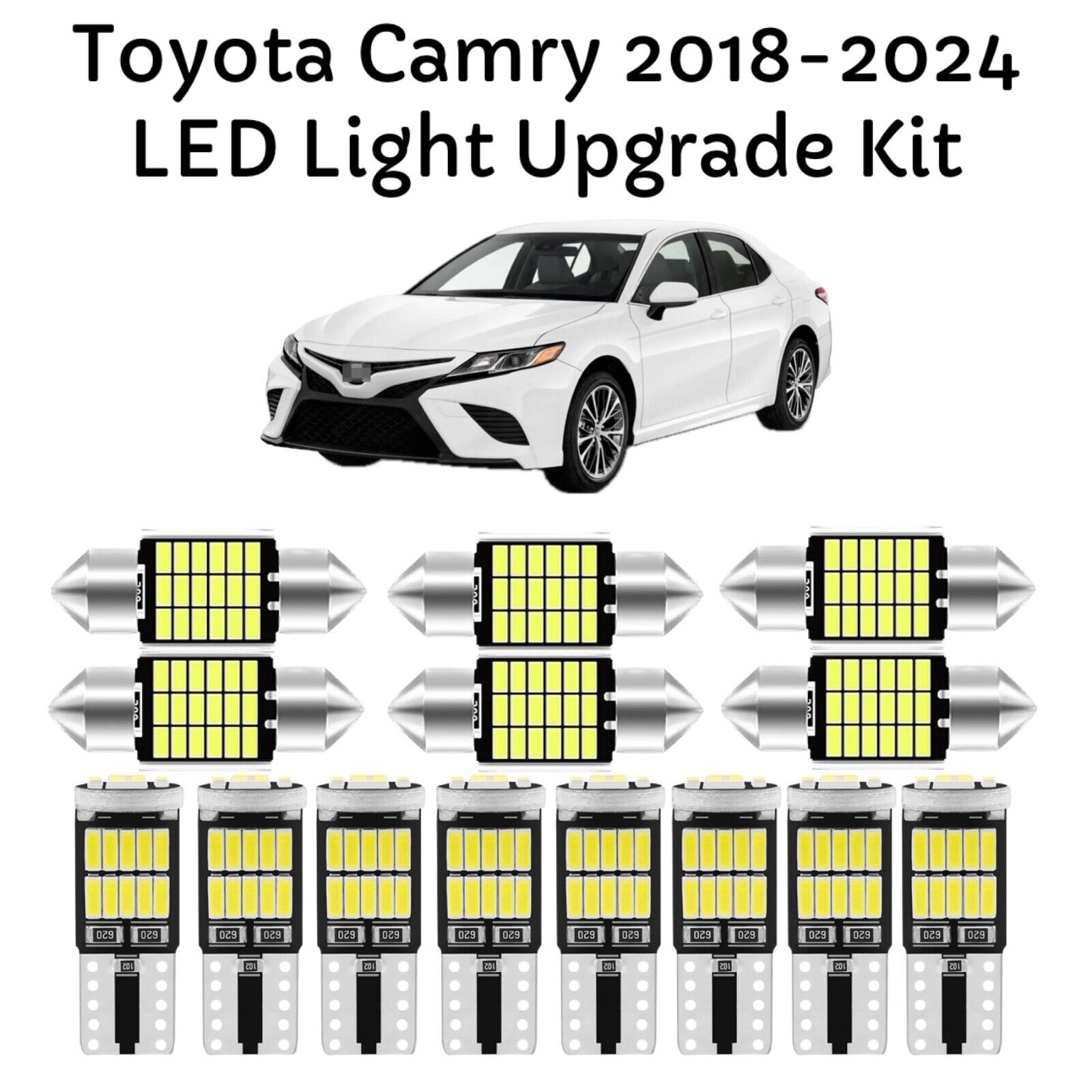 Toyota Camry 2018-2024 LED Light Upgrade Kit