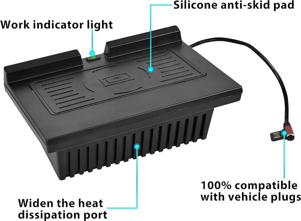 Ford F150 18-23, Center Console Wireless Charger