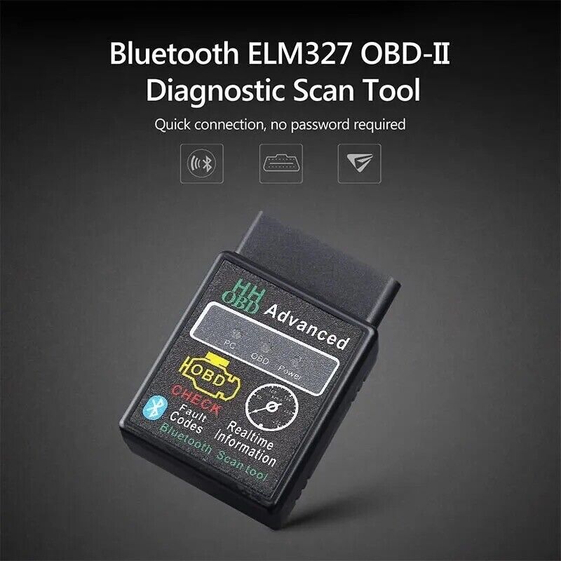 Newest Model ELM327 OBD2 Vehicle Diagnostic Code Reader BT (For Android)