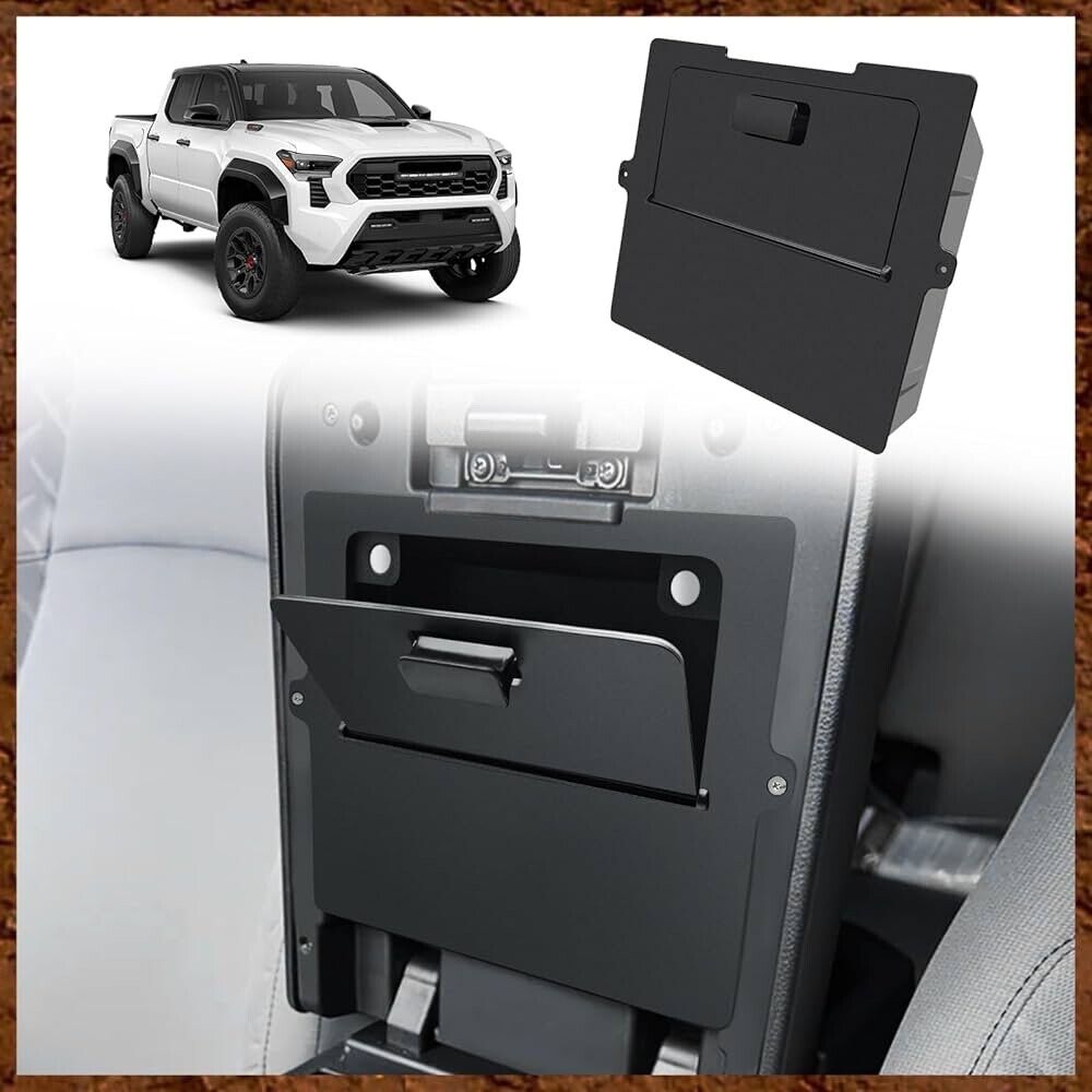Secret Compartment Console Storage for New Toyota Tacoma 4th Gen 2024 & Up